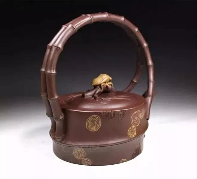 10種最美花器提梁壺，精美別致雕花紫砂壺!