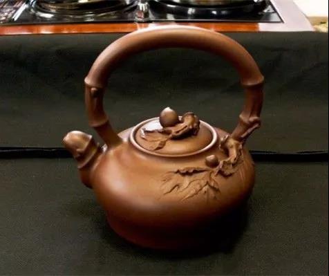 10種最美花器提梁壺，精美別致雕花紫砂壺!