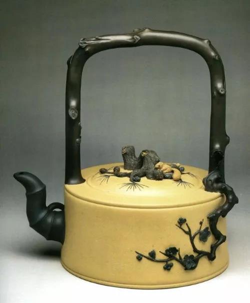 10種最美花器提梁壺，精美別致雕花紫砂壺!