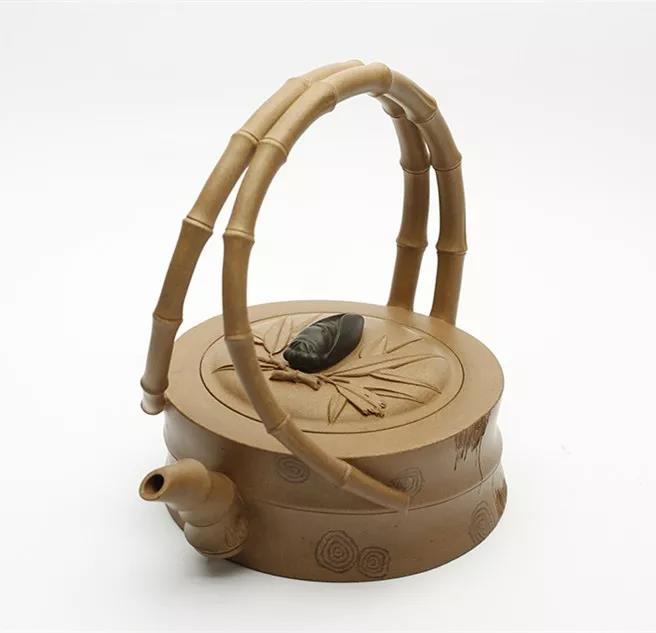 10種最美花器提梁壺，精美別致雕花紫砂壺!